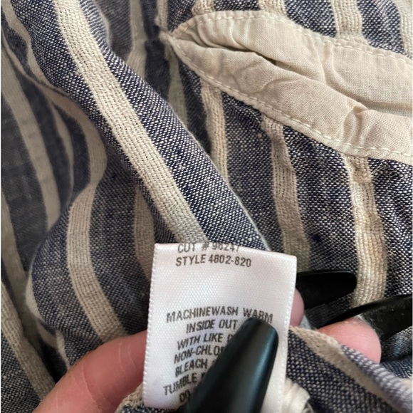 CP SHADES STRIPED DRESS W/POCKETS - Picture 3 of 3